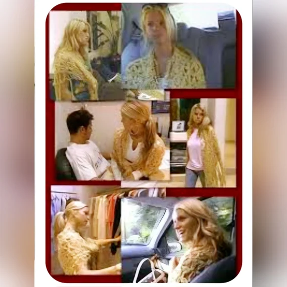 Jessica Simpson Inspired Newlyweds Shawl - Picture 6 of 9